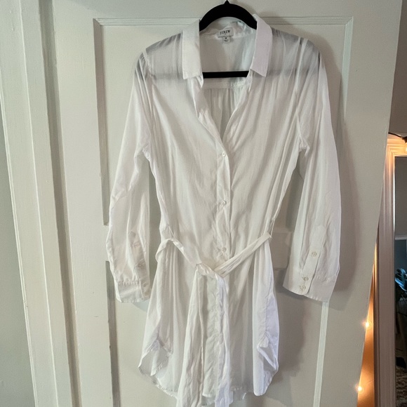 J Crew sheer linen beach cover up - Picture 5 of 9